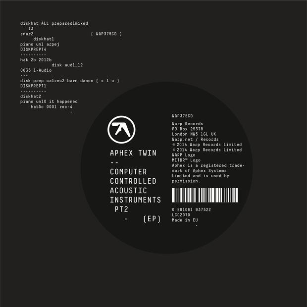 Aphex Twin - Computer Controlled Acoustic Instruments - PT.2 - EP