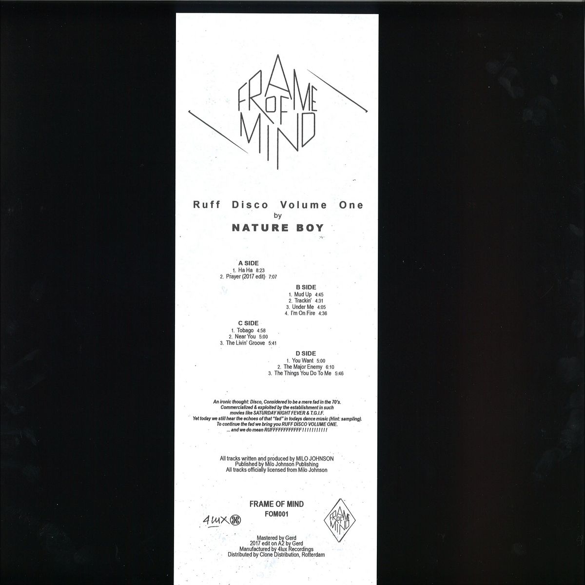 Nature Boy - Ruff Disco Volume One - 2LP